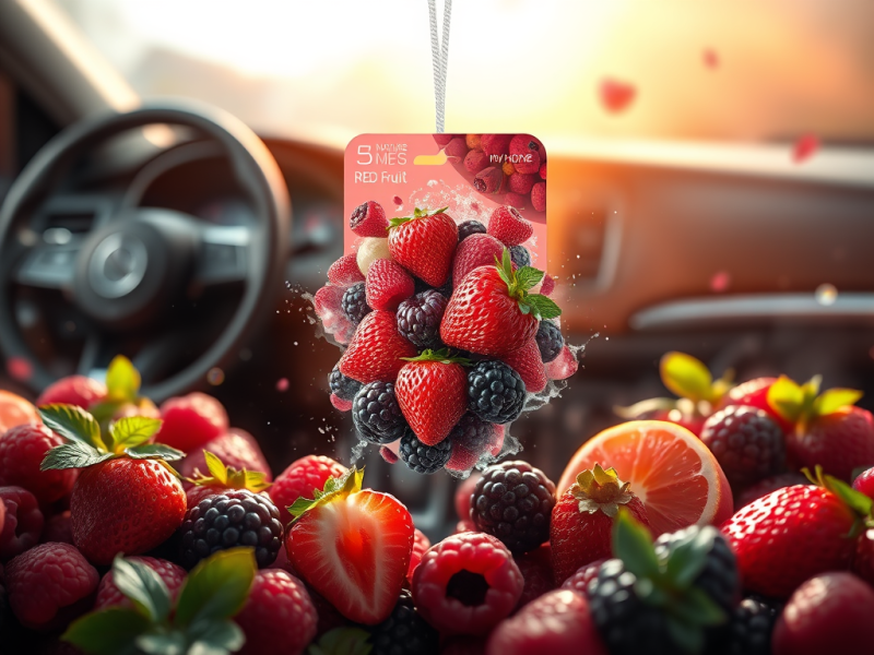 Ambientador Coche Frutos Rojos: Frescura Natural